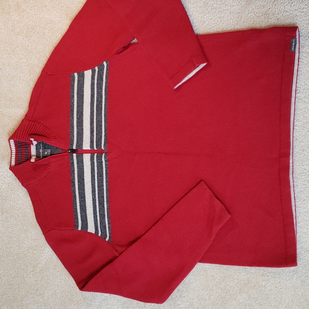 Eddie Bauer Men's Wool Blend Pullover Sweater Sz TL